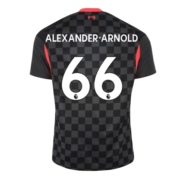 Camiseta Liverpool NO.66 Arnold Tercera equipo 2020-2021 Negro